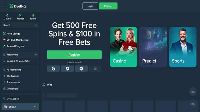 Duelbits - betting utan svensk licens trustly screenshot